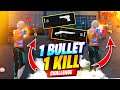 1 Bullet 1 Kill Challenge in Lone Wolf 1 vs 1 Mode #Shorts #short - Garena Free Fire