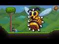 Clicking 1001mph against Queen Bee! Modded Terraria 1.4 Let's Play #10