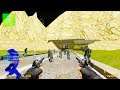 Counter Strike Source - Zombie Escape mod online gameplay on Infinite Run map