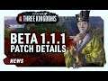 FAMILY & COURT | Total War Three Kingdoms | 1.1.1 Beta Patch Details