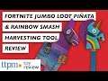 Fortnite Jumbo Loot Llama Pinata & Rainbow Smash Harvesting Tool Review from Jazwares