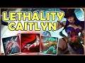 FULL LETHALITY CAITLYN! ULT DOES 200% AD!