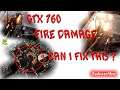 How to fix GPU short and yes this card survived fire and still works today