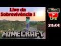 Live de Minecraft: Sobrevivência na Cratera Gênesis !