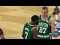 NBA 2K20 Season mode: Boston Celtics vs Charlotte Hornets - (Xbox One HD) [1080p60FPS]