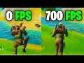 What it feels like to play in 700 FPS - Fortnite Frame rate Comparison 60 vs 144 FPS vs 240 FPS/hz