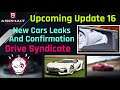 Asphalt 9 : Update 16 | New Cars Leaks And Confirmation | Drive Syndicate | Citroën GT + More Info 🔥