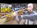 DESTROYING Enemies With Our CUSTOM GUNS - Zero Caliber VR Multiplayer (Funny Moments)