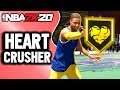 Heart Crusher Badge Destroying Takeovers With Two Way Build | NBA 2K20 Best Build