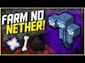FARM de WITHER BOSS no NETHER! MINECRAFT BEDROCK TUTORIAL