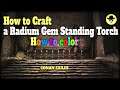 How to Craft a Radium Gem Standing Torch | How to color | Conan Exiles