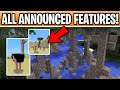 Minecraft Announced Features That Are Still Missing! Ostrich, Meerkats & Mangrove Forest! 1.18?