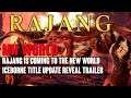 MONSTER HUNTER WORLD - RAJANG IS COMING TO THE NEW WORLD ICEBORNE TITLE UPDATE REVEAL TRAILER!!