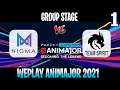Nigma vs TSpirit Game 1 | Bo2 | Group Stage WePlay AniMajor DPC 2021 | DOTA 2 LIVE