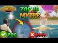 Top 10 Mythbusters in PUBG MOBILE | Tips And Tricks PUBG Myths #5
