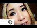 Try on & Review: Geo Princess Mimi Sesame Grey Bambi Series Contact Lens
