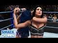 WWE 2K20 SMACKDOWN SASHA BANKS (W/BAYLEY) VS BILLIE KAY (W/PEYTON ROYCE)