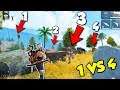 1 VS 4 Y NO TE IMAGINAS LO QUE OCURRE... CLASIFICATORIA 😡😱 *hacen team* FREE FIRE
