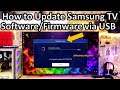 How to update Samsung TV Firmware/Software via USB