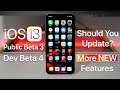 iOS 13 Beta 4 & Public Beta 3 - More Features and Should you install it?