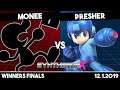 Monee (Mr. Game & Watch) vs Presher (Megaman) | Winners Finals | Synthwave X #12