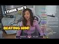 Pokimane Listens To Guy Get BEATEN By Girlfriend For Playing Fortnite With Her