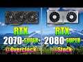 RTX 2070 SUPER @OC vs RTX 2080 SUPER @Stock | PC Gaming Benchmark Test