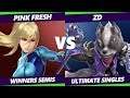 Smash Ultimate Tournament - Pink Fresh (ZSS) Vs. ZD (Wolf) S@X 326 SSBU Winners Semis