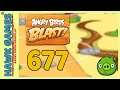 Angry Birds Blast Level 677 - 3 Stars Walkthrough, No Boosters
