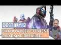 Destiny 2 Shadowkeep - Content Roadmap Detailed!