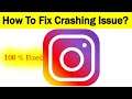 How To Fix "Instagram" App Keeps Crashing Problem Android & Ios - Instagram App Crash Issue