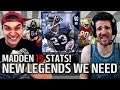 New Legends we NEED + Stats Revealed - Director & Trumpetmonkey | Madden 19