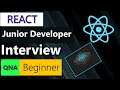 React Junior Level Job Interview Question and Solution in 2021