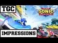 TEAM SONIC RACING - Impressions so far (Gameplay mechanics, single player, PS4 VS Switch & more!)