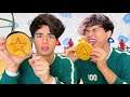 Trying The SQUID GAME Honeycomb Candy Challenge