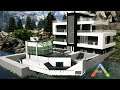 ARK: Survival Evolved - Modern House with Docks (Speed Build)
