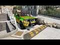 Cars vs Speed Bumps vs Stairs and Giant Pit - BeamNG.drive | BeamNG-Cars TV