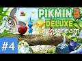 Chasing after 'Blue Olimar'! - Pikmin 3 Ultra Spicy Livestream Part 4