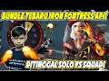 DITINGGAL SOLO VS SQUAD!! GILA SIH KEKUATAN BUNDLE IRON FORTRESS!!