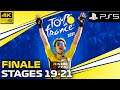 DRAMATIC FINALE? | Tour de France 2021 (PS5 4K60) | Jumbo Visma Playthrough (Stages 19-21)
