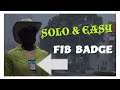 SOLO & EASY GET THE FIB BADGE AND SAVE GTA5 ONLINE