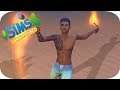 The Sims 4 | Island Living | Part 3 | SECRET CAVE + BEACH BONFIRE