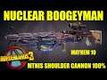 BL3 - LVL 65 - Nuclear Boogeyman - MNTIS Shoulder Cannon 100% Damage - Mayhem 10