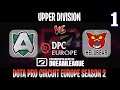 DreamLeague S15 DPC EU | Alliance vs HellBear Game 1 | Bo3 | Upper Division | DOTA 2 LIVE