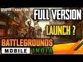 🔥❤️Full Version Launch date Bgmi |Battlegrounds Mobile India official launch date Hint | Latest news