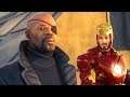 Iron Man Saves Black Widow From Roxxon Armiger Scene - Iron Man 2 Game