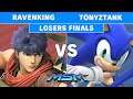 MSM Online 8 - TonyZTank (Sonic) Vs Ravenking (Ike) Losers Finals - Smash Ultimate