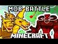 Rahovart Vs. Godzilla Mod Monsters in Minecraft