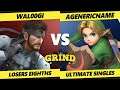 The Grind 160 Losers Top 8 - Wal00gi (Snake) Vs. AGenericName (Young Link) Smash Ultimate - SSBU