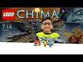 Vardy's Ice Vulture Glider - LEGO Chima Set 70141 - Time-Lapse, Unboxing & Review
